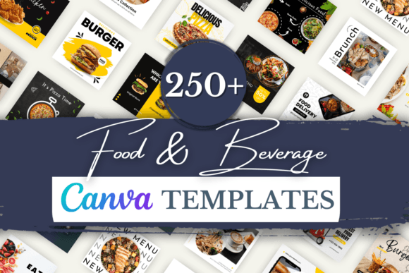 250+ Canva Food and Beverage Templates: Design That Delivers