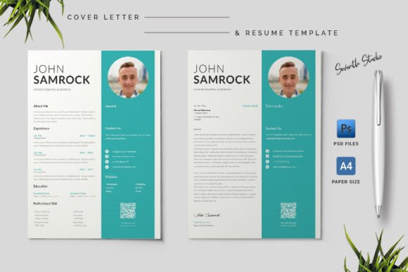 A4 Cover Letter & Resume Template 1.10: Your Next Professional Move