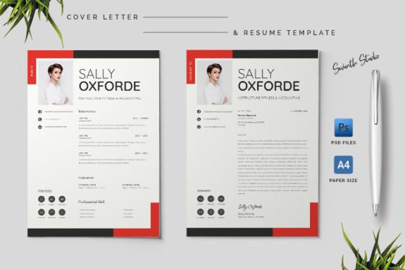 A4 Cover Letter & Resume Template 1.25: Your Professional Edge