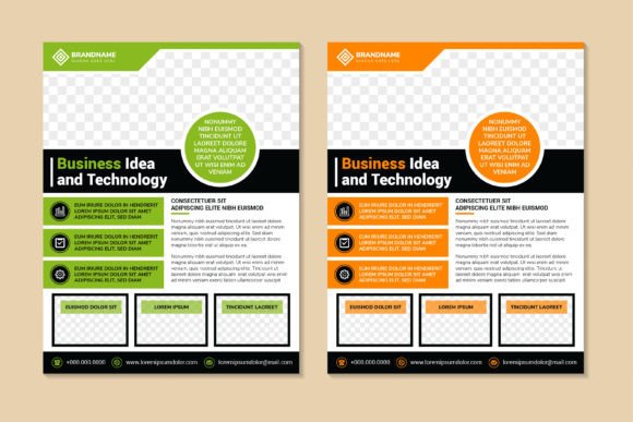 Business Idea Vertical Flyer: A Modern Design Template