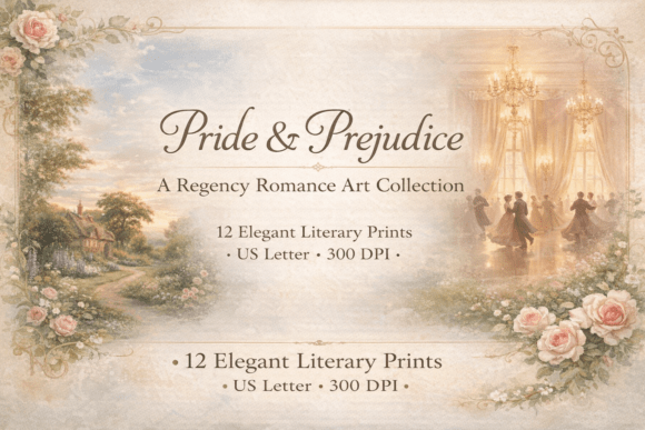 Capturing Elegance: The Regency Romance Art Collection
