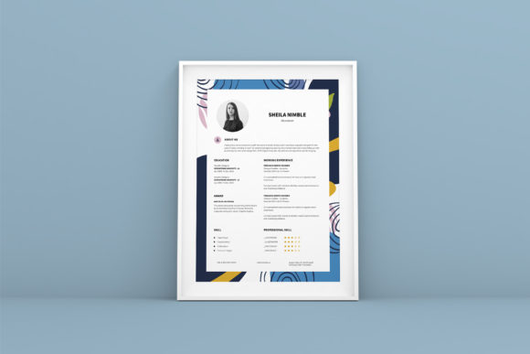 Creative Resume CV Design Template: A Simple, Playful Path to a Killer Application