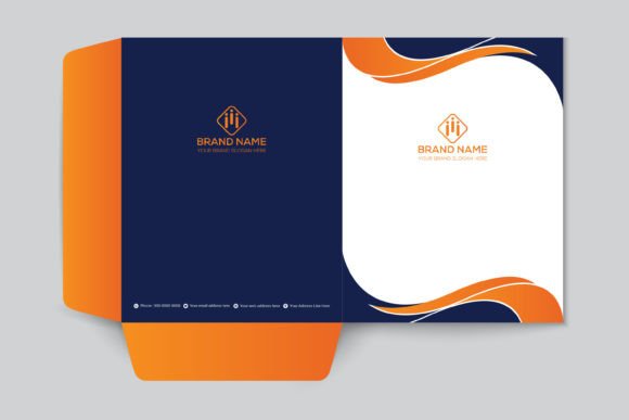 Elevate Your Brand with a Modern Presentation Folder Design