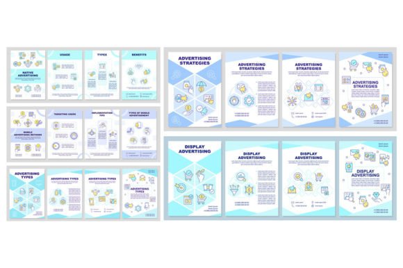Elevate Your Marketing with the Advertising Strategies Brochure Set
