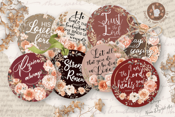 Elevate Your Projects with Printable Bible Verses Circle Images #201