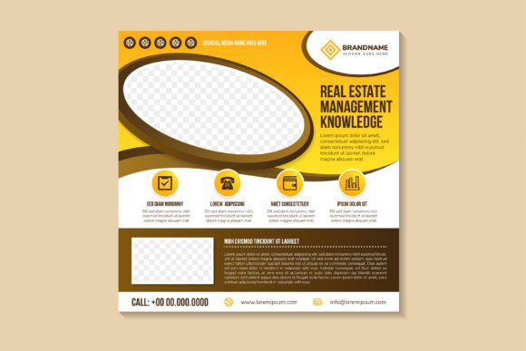 Elevate Your Real Estate Marketing with This Square Banner Template