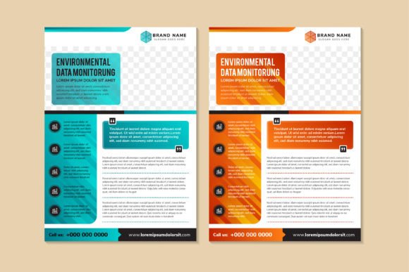 Environmental Data Vertical Flyer: A Modern Design Blueprint
