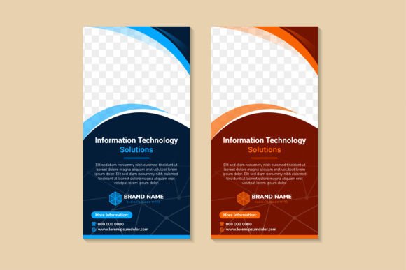 Information Technology Vertical Banner: Your Go-To Template for Tech Marketing