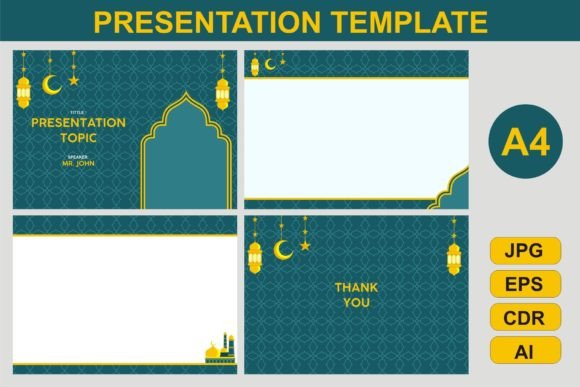 Islamic Template Presentation: A Versatile Creative Asset