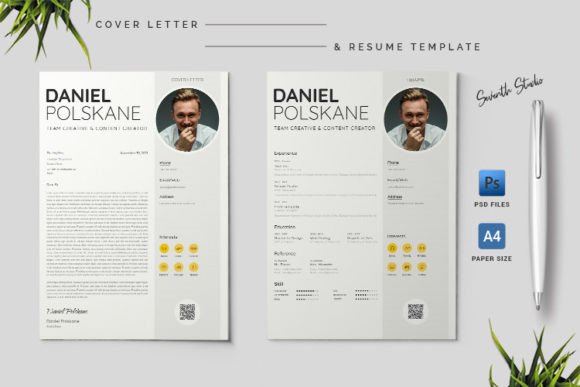 Master Your First Impression with A4 Cover Letter & Resume Template 1.35