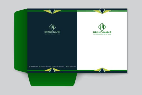 Modern Presentation Folder Design: Clean, Editable Templates