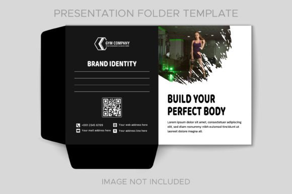 Presentation Folder for Fitness Training: Design That Drives Results