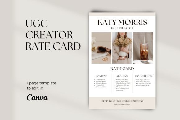 Streamline Your UGC Proposals with a Minimalist Template